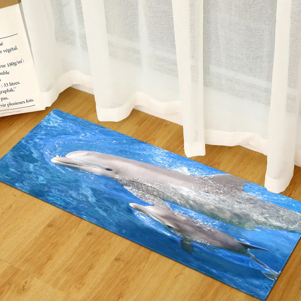 Прямоугольный Коврик с принтом животных напольный коврик для кухни спальни