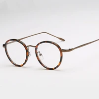vintage round eyeglass frame women retro transparent optical glasses frame men prescription spectacle frames clear lens eyewear