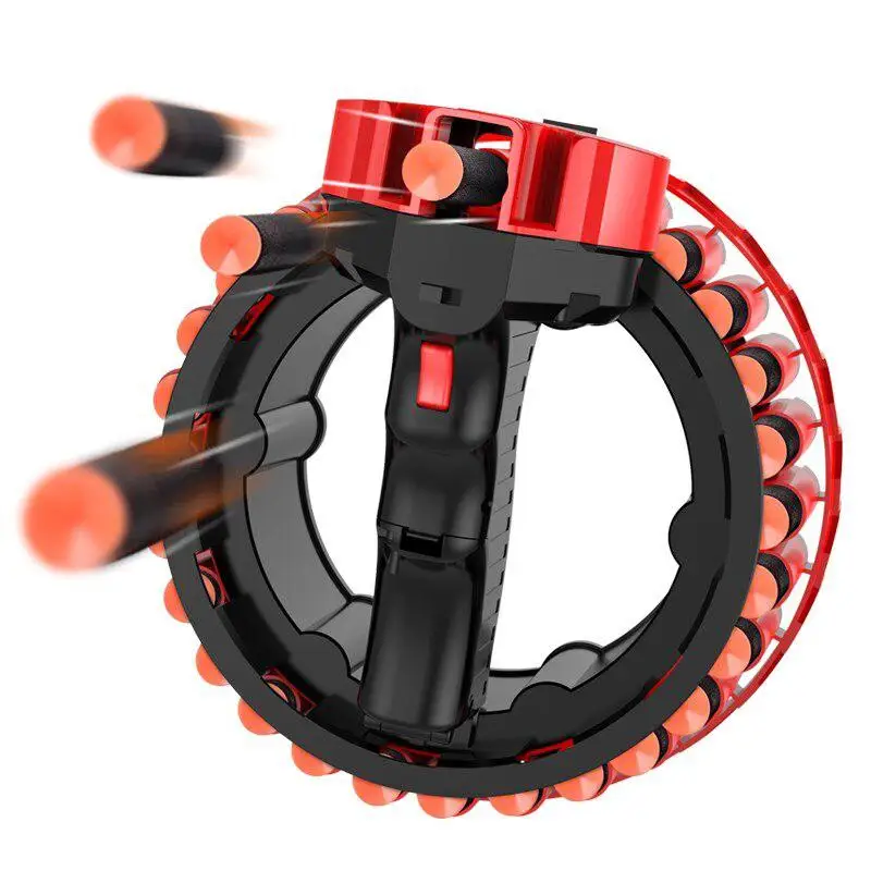 

RCtown H01 Bracelet Toy Gun Soft Bullet Launcher 3.7v Rechargeable Battery Usb Charging Launcher outdoor game equipment X1210