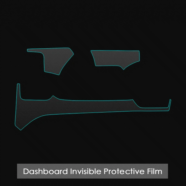 dashboard Автомобильный интерьер Protecive Flim самовосhealing вающаяся прозрачная центральная консоль панель Защитная Наклейка для Tesla модель S- аксессуары - Название цвета: dashboard