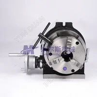 150mm 6 indexing plate rotary table vertical and horizontal 125mm 5 chuck cnc milling drilling grinding machine lathe chuck