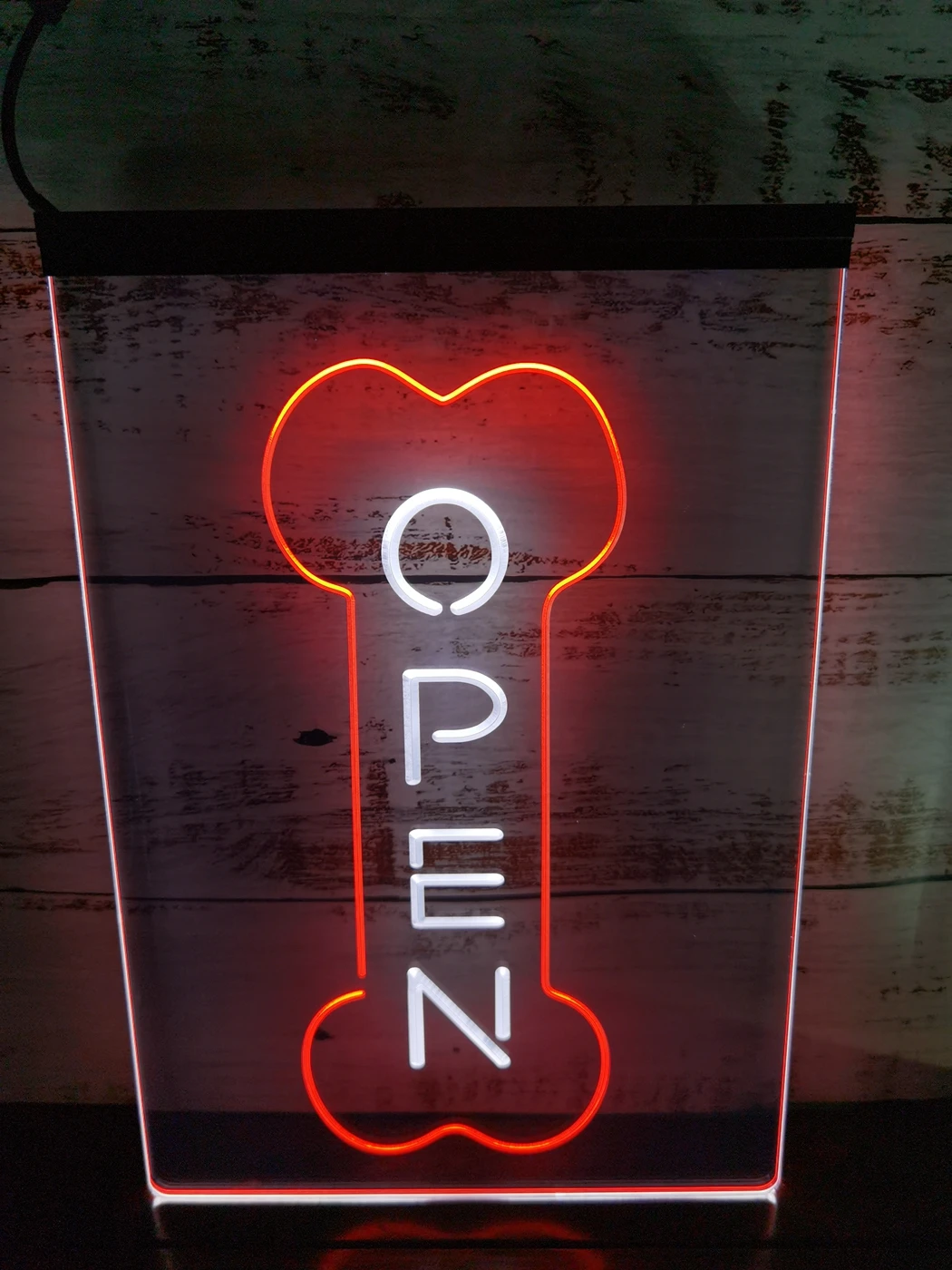 Открытый уход за косточками для собак зоомагазин дисплей двухцветная