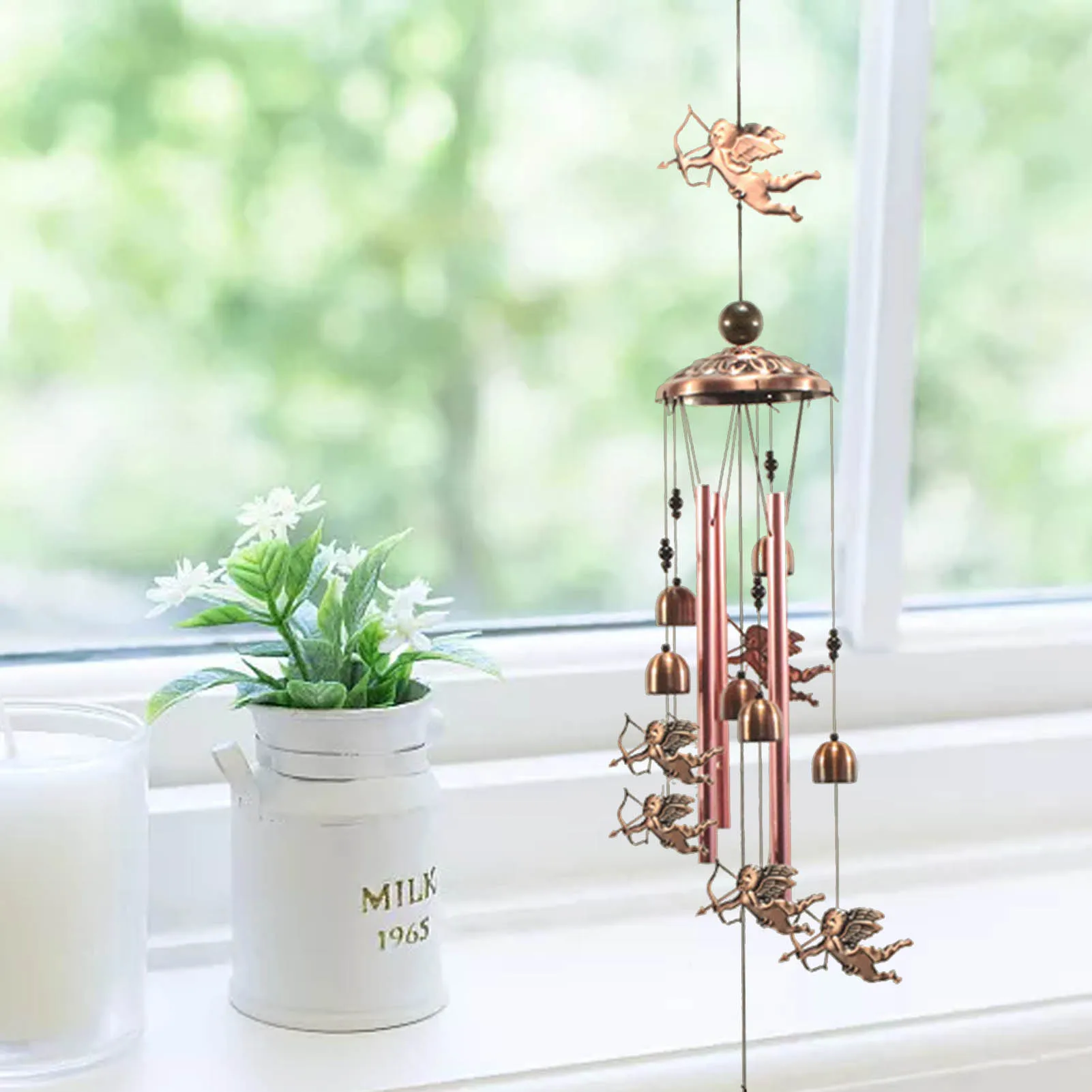 Ветряные колокольчики в стиле ретро с крючком металлические железные
