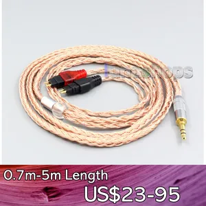 LN006730 XLR Balanced 16 Core 99% 7N OCC Earphone Cable For Sennheiser HD25 plus HD25sp HD25-1 II HD25-C HD25-13 HD 25 Plus LIGH