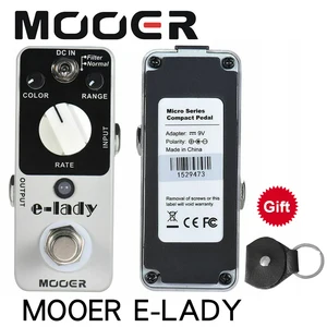 MOOER e-lady Analog Flanger Guitar Effect Pedal 2 Modes True Bypass Full Metal Shell Classic analog flanger sound