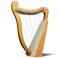 19 strings big harp musical instrument music wooden harp profesional half key instrumentos musicales string instruments ei50hp