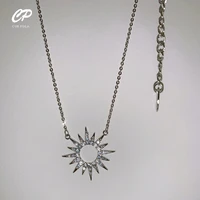 creative ethnic sun totem pendent necklaces for charm women clavicle chain necklace birthday party accessories