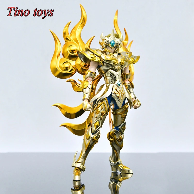 

Оригинальный Bandai Godlen lion Aioria Saint Seiya металлический бронированный Золотой экс ПВХ фигурка металлическая Броня модель
