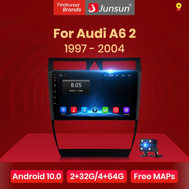 Junsun V1 Android 10 0 DSP CarPlay автомобильный Радио мультимедийный видеоплеер Авто Стерео GPS