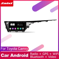 zaixi 2 din auto player gps navi navigation for toyota camry 20182019 car android multimedia system screen radio stereo