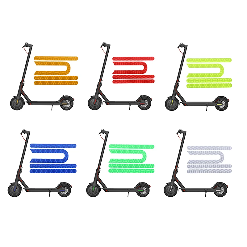 4 шт./компл. защитная оболочка для передней и задней шин отражающая наклейка