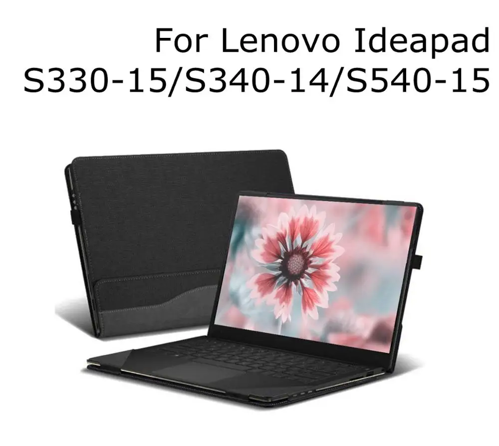 Чехол для Lenovo IdeaPad Жесткий книжка из искусственной кожи с подставкой ноутбука 15 6