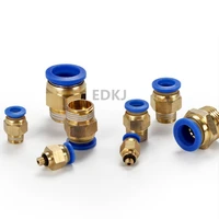 10 12mm 6 8mm 4mm hose tube 14bsp 12 18 38 male thread air pipe connector quick coupling brass fittingpc air pneumatic