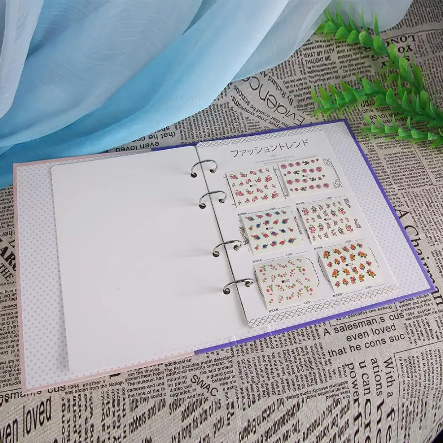 Профессиональный Гель-лак для ногтей цветной дисплей книга модель лак стенд с