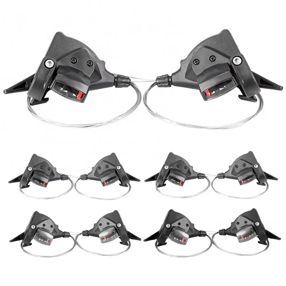 

2Pcs Lightweight Mountain Bike Right Left Derailleur Ergonomic Speed Shift Lever Shifter Bicycle Parts Bicycle Derailleur