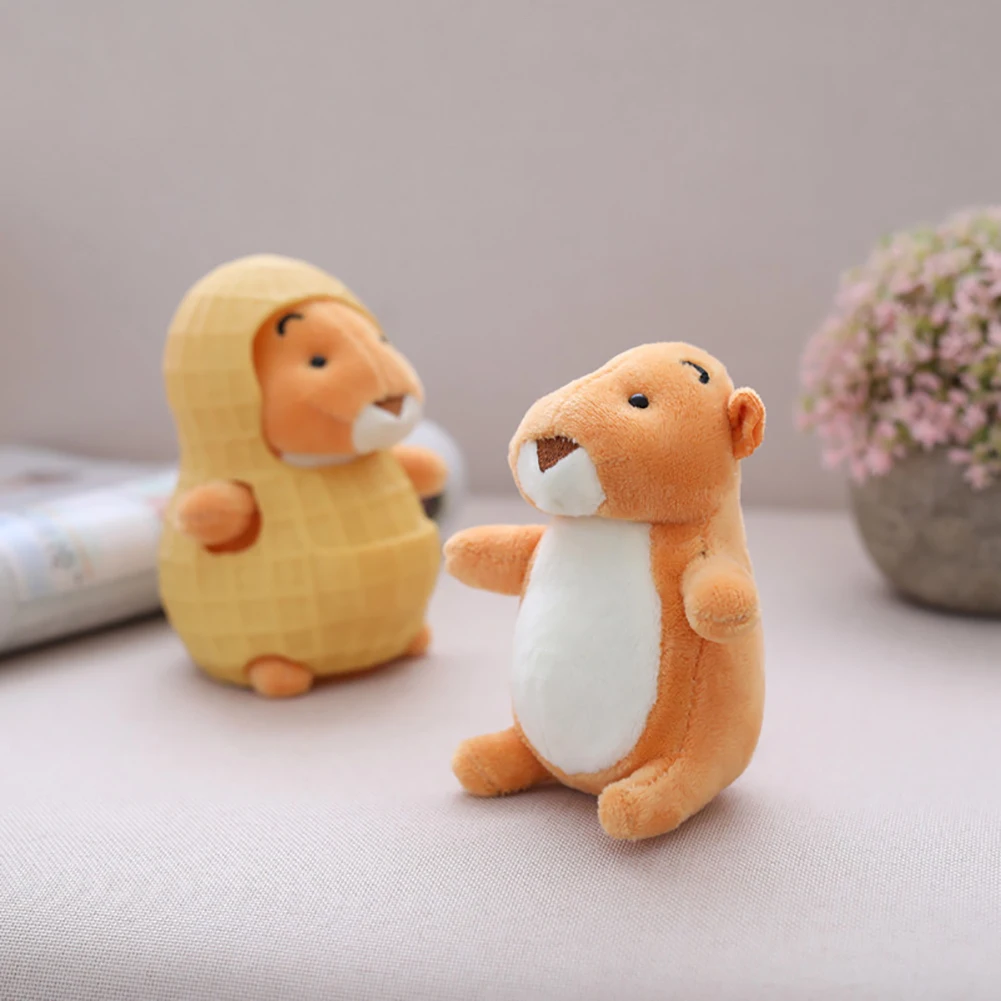 Kawaii Peanut Rat Съемная оболочка мягкая кукла домашний декор Детская игрушка