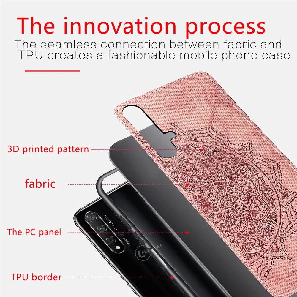 Чехол для huawei Nova 5T T5 Nova5T YAL L21 L71A L61A Ткань Холст силиконовый чехол телефона YAL-L21