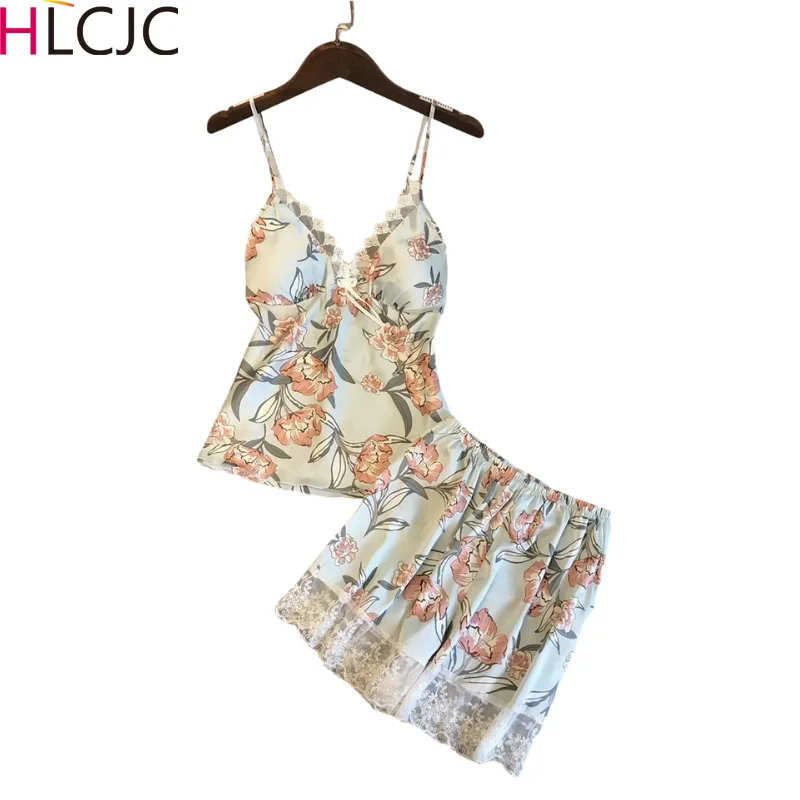 Шелковая пижама женская летняя 2019|Комплекты пижам| |