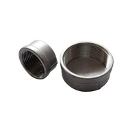 bspt 34 dn20 pipe cap stainless steel ss304 threaded cap for pipe female pipe cover