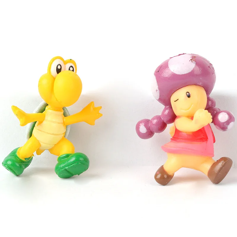 Оптовая продажа 8 шт./компл. Super Mario Bros 2 &quotМарио Луиджи гриб Toad принцесса фигурка