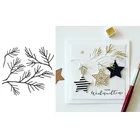 Металлические пресс-формы для вырезания ветвей с иглами Fir, форма для рукоделия, форма для бумаги, ножа, новинка 2020 г.