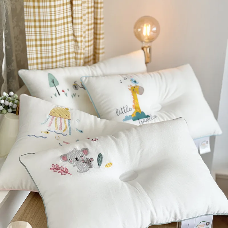 

Моющаяся детская хлопковая подушка, античувствительная, сверхмягкая, для студентов, постельное белье