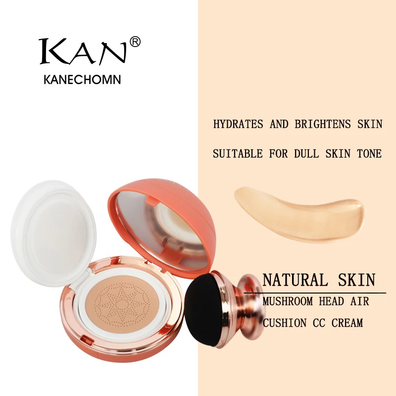 

Mushroom Head Air Cushion CC Cream Concealer Moisturizing Foundation 12ML Natural Makeup BB Cream