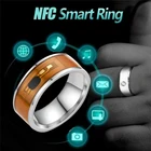 Умное кольцо NFC из нержавеющей стали, многофункциональное, водонепроницаемое, Интеллектуальная цифровая технология, Высококлассные Подарки, бижутерия