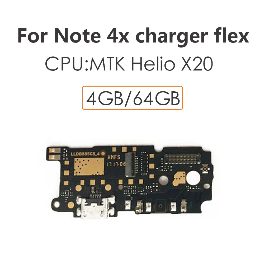 Для Xiaomi Redmi Note 4x микрофон usb зарядка Нижняя плата гибкий кабель Разъем Запасные