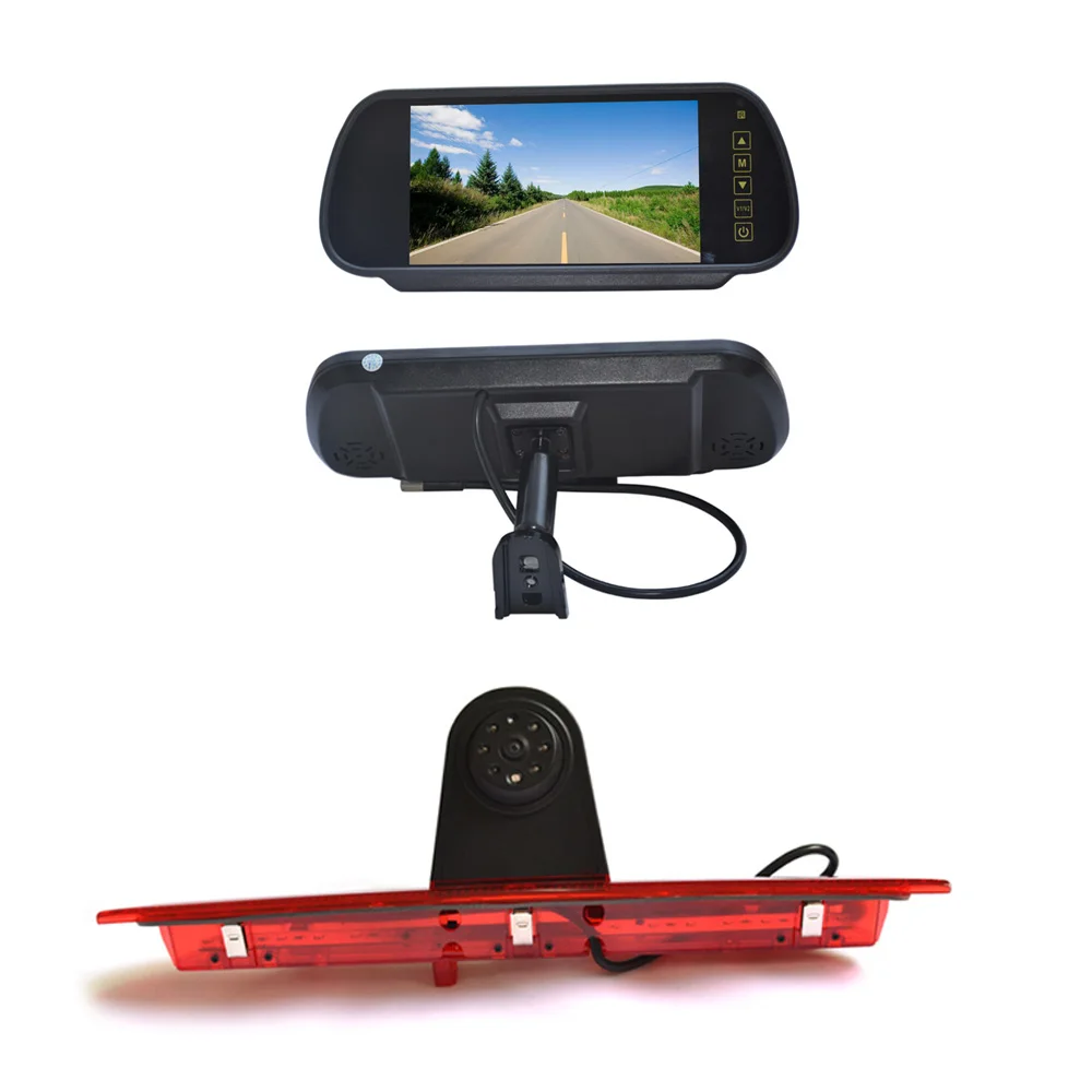 Vardsafe VS8687R Brake Light Reverse Backup Camera &amp 7 Inch Replacement Mirror Monitor for Ford Transit Van (2014-2019) | Автомобили и