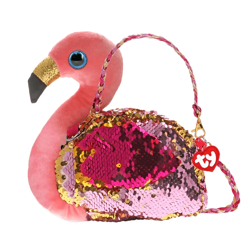 Ty большая шапочка с глазами пакет животными милая девушка плюшевая сова собака