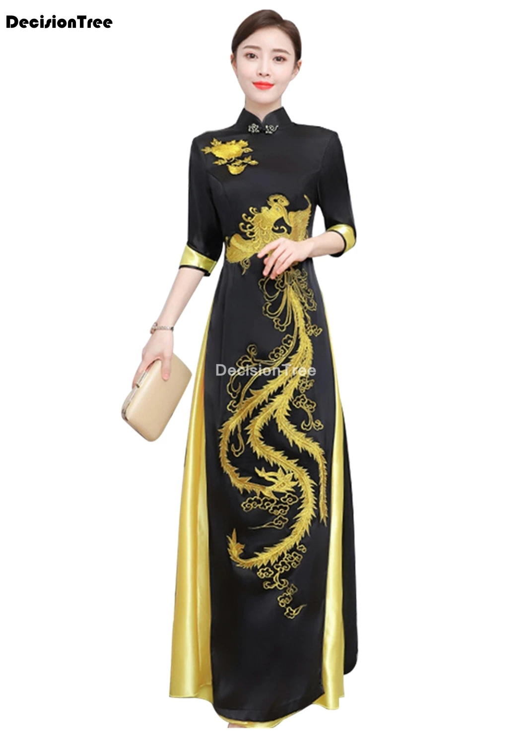 Традиционное китайское платье Ципао 2021 элегантные китайские платья сексуальное