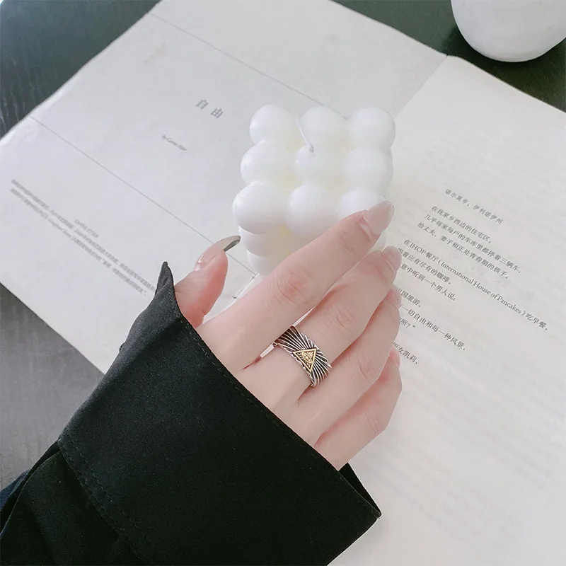 Кольцо yizai с глазом Бога египетская пирамида женское Винтажное кольцо подсветкой