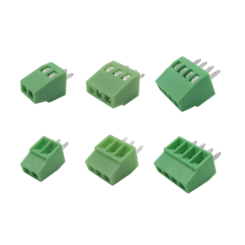 10 шт./лот KF120 2 54 мм шаг 2P 3P 4P Прямой штырь PCB винтовой клеммный блок коннектор 2Pin 3Pin