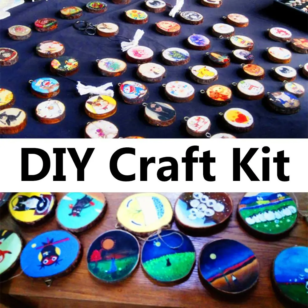 Натуральные кусочки дерева 3 5 дюймов до 4 20 штук с корой круги бревна диски для DIY