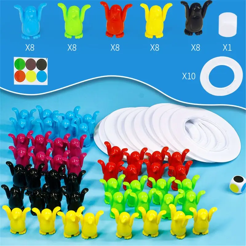 Пингвин балансировочная игрушка вызов башня Многослойные детские игрушки