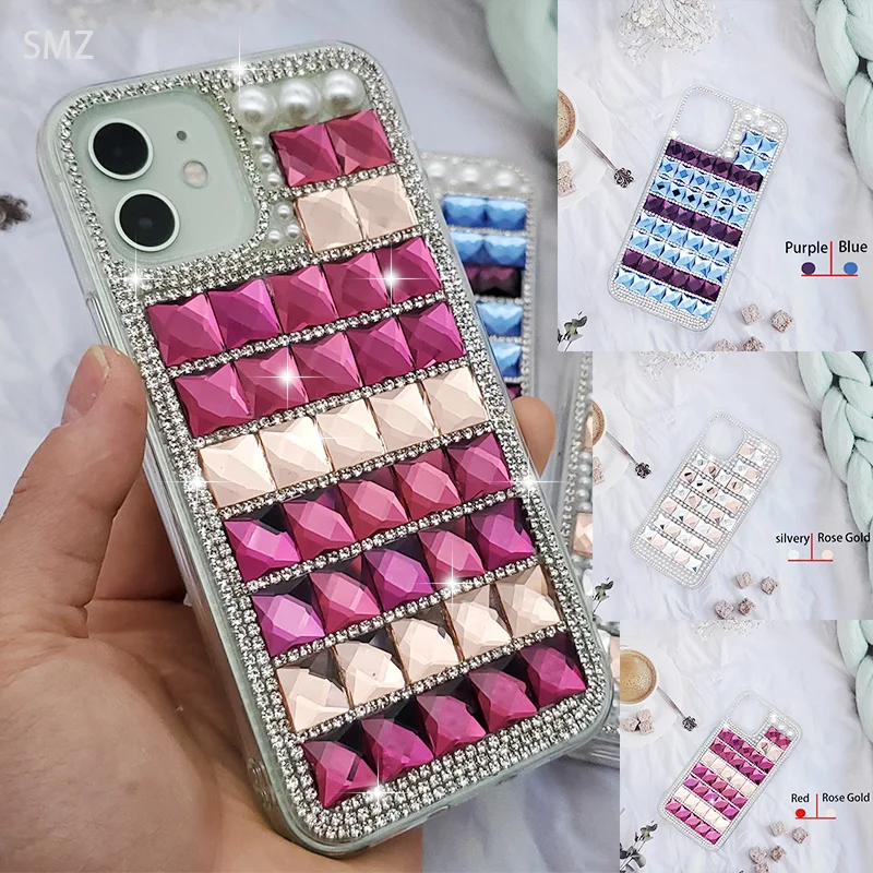 

Funda Poco X3 Pro Coque Xiaomi 11Lite 11Pro 11Ultra Mi9se Cute Diamond 3D Phone Cases Mi 11 Lite Pro Note 10 Covers Etui Carcasa