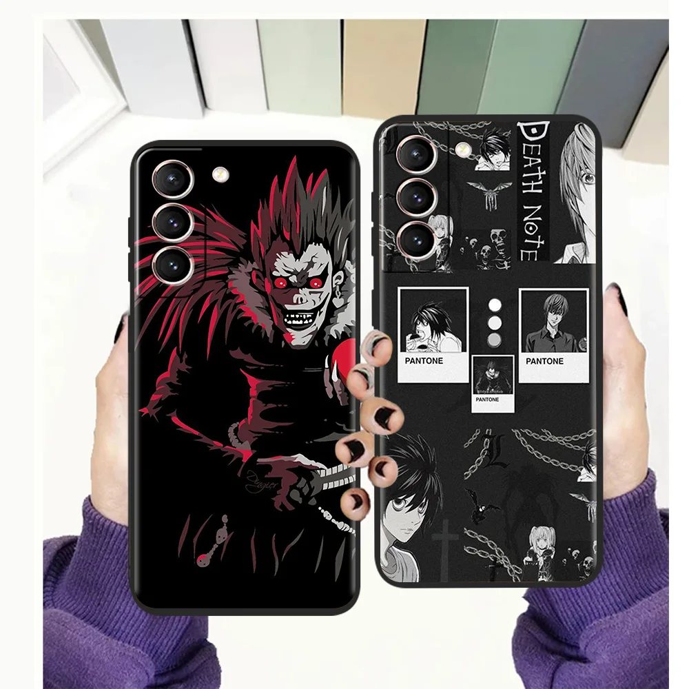 

Death Note Ryuk Kira Phone Case for Samsung Galaxy S20 FE S20 S21 Ultra S10 S9 S8 Note 20 Ultra 10 Plus Silicone Cover Shell TPU