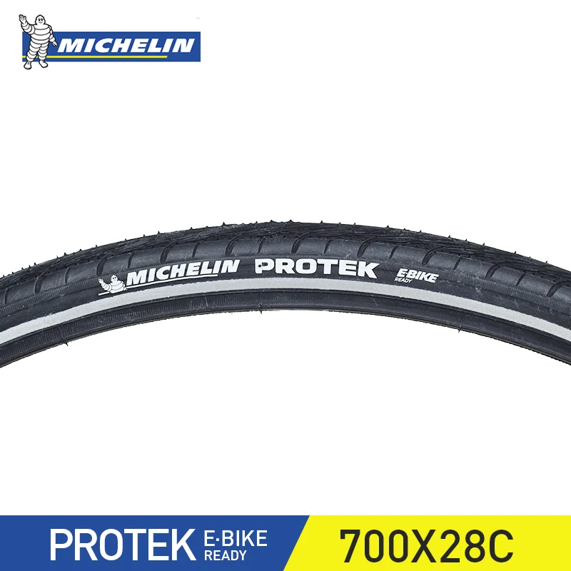 Шина дорожного велосипеда Michelin Protek Cross 700 * 28C/35C/38C 26*1 6 двухсторонняя отражающая 700C