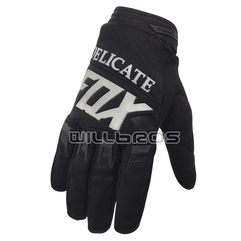 

Delicate Fox Gloves Mountain Bicycle Offroad Guantes Dirtpaw Racing MX BMX DH Dirt Bike Black Guants Men Woman Unisex Luvas