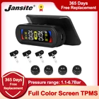 Система контроля давления и температуры в шинах Jansite, цветной экран, USB, зарядка от солнечной батареи, 1,1-6,7 бар