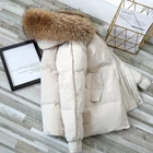 Зимнее пальто Orwindny, женские Большие меховые утепленные парки, большие размеры, модные женские куртки на молнии, женская зимняя одежда, однотонная одежда