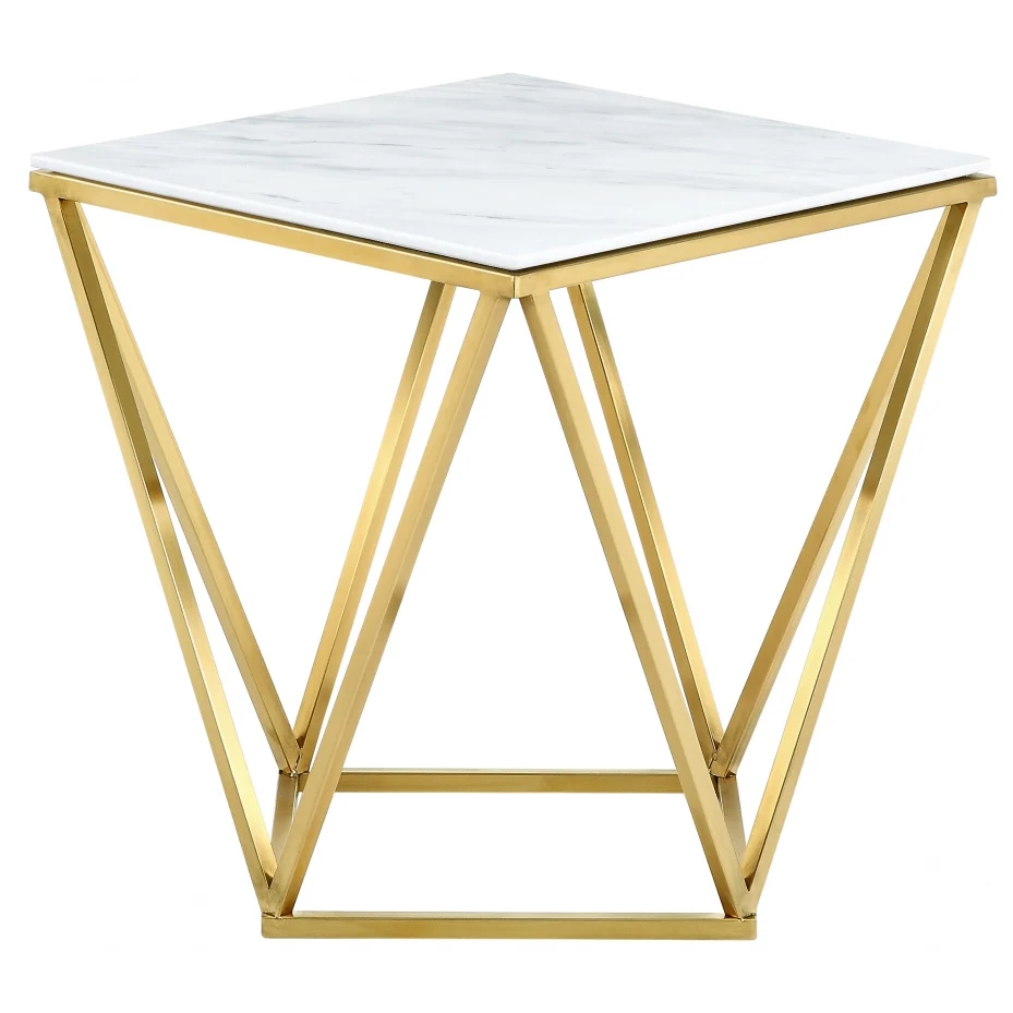 Магазин с фабрики роскошный многоугольный журнальный столик вырезами и