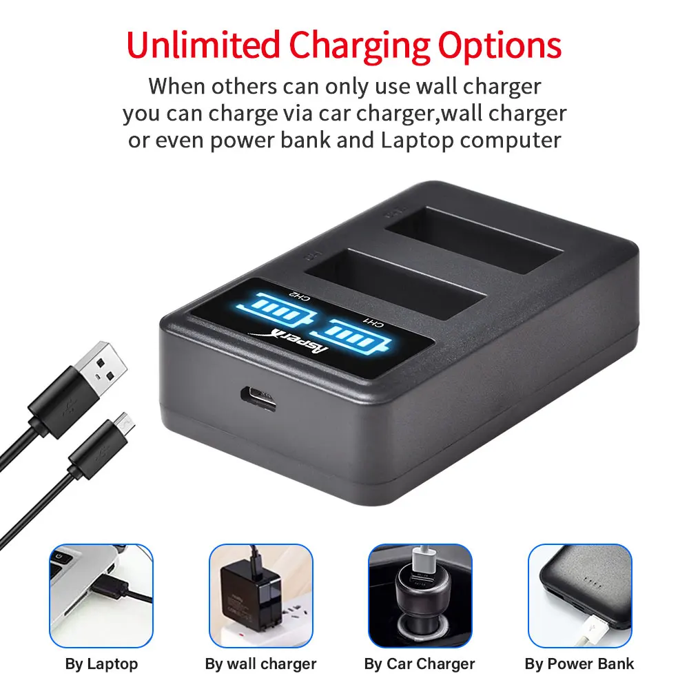 4x For Canon EOS M50 LP-E12 LPE12 LP E12 Camera Battery Bateria + Charger for 100D M10 M100 Kiss X7 Rebel SL1 DSLR | Электроника