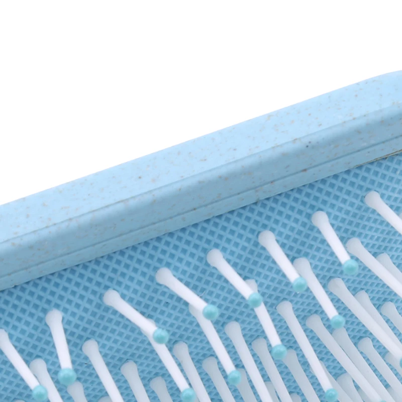 

Wheat Straw Professional Hair Brush Cushion Hair Massage Comb Straw Brush Massage Hair Styling Air Cushion Flat Square Comb