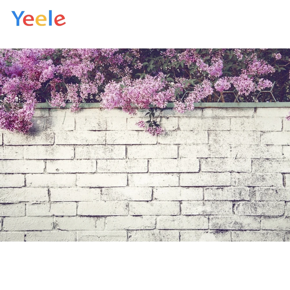 Фон для студийной фотосъемки с изображением цветов кирпичной стены свежести