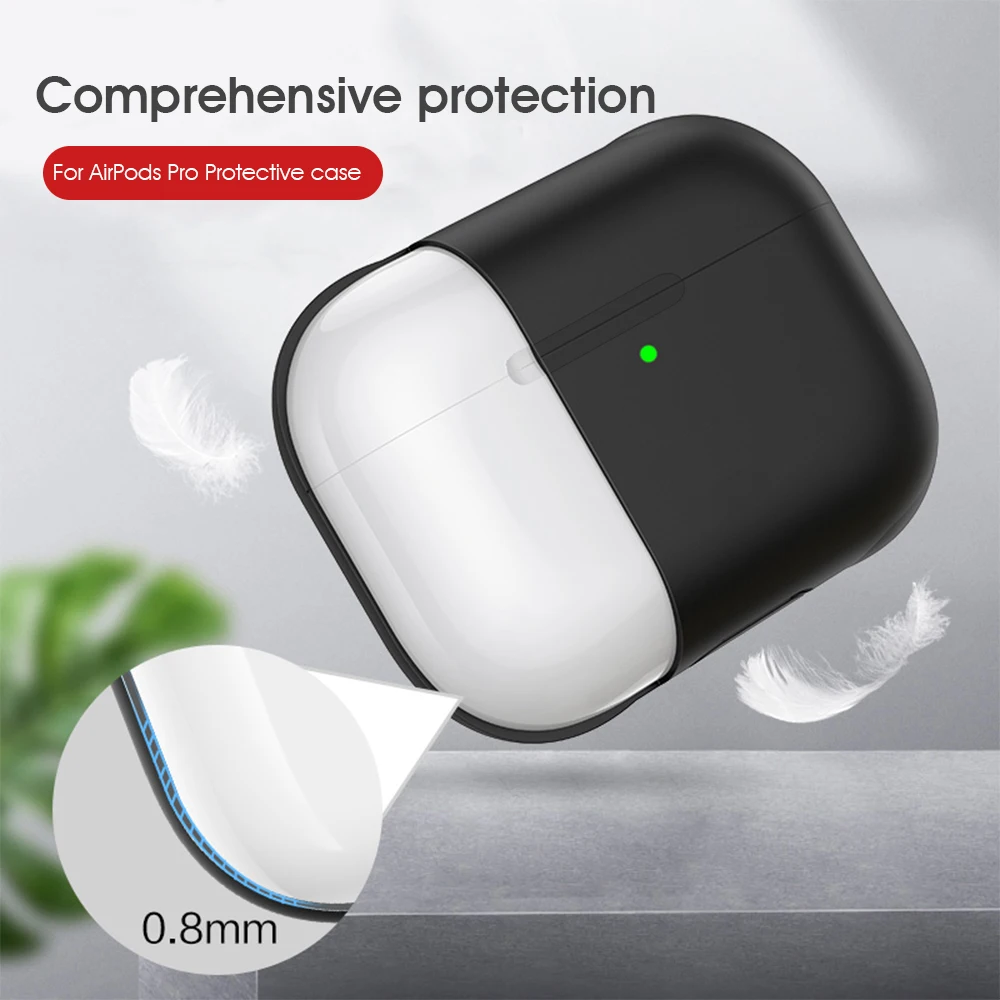 Чехол для airpodspro чехол на air pods чехол s для apple airpods pro чехол для airpod pro airpodpro Силиконовый противоударный чехол