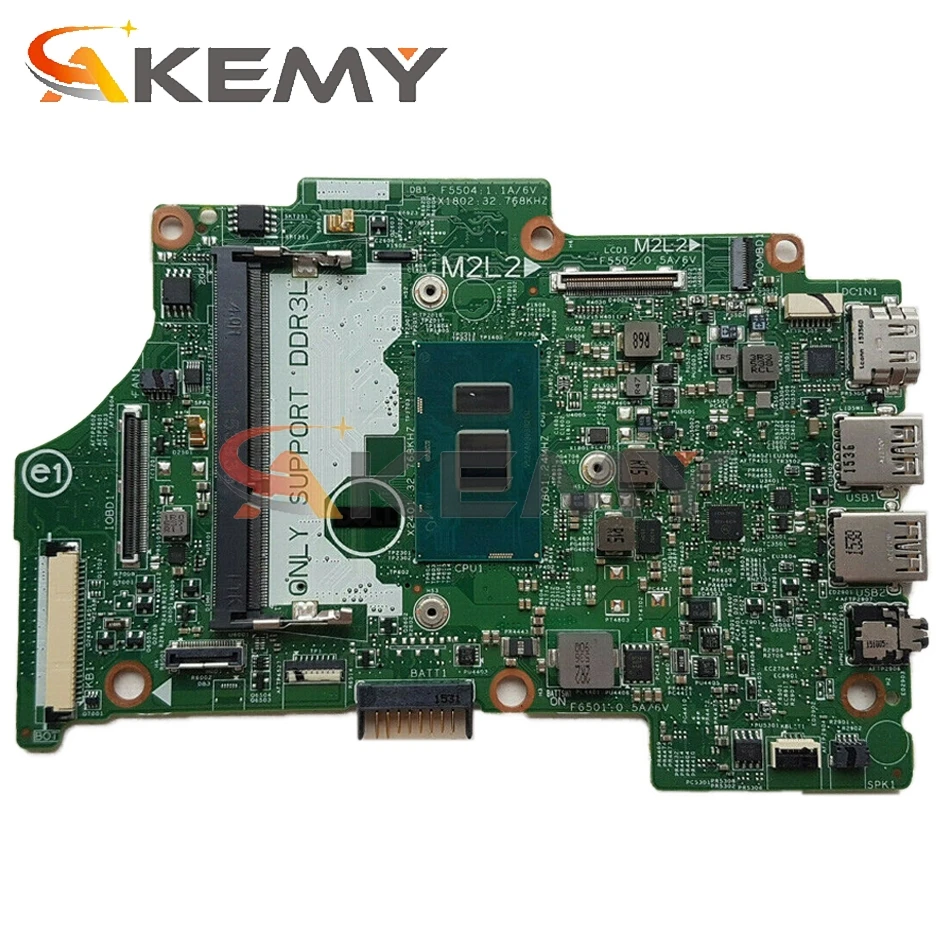 Akemy 14275-1 I7-6500U для Dell Inspiron 7359 7568 Материнская плата ноутбука CN-0H8C9M H8C9M TFFRC Mainboard100 %