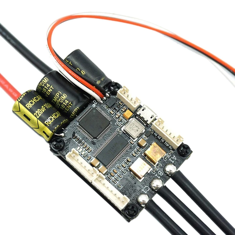 

V4.20 Mini Fsesc4.20 50A Esc с алюминиевым анодированным радиатором для электрического скейтборда Rc Car Drone E-Bike E-Scooter Robot