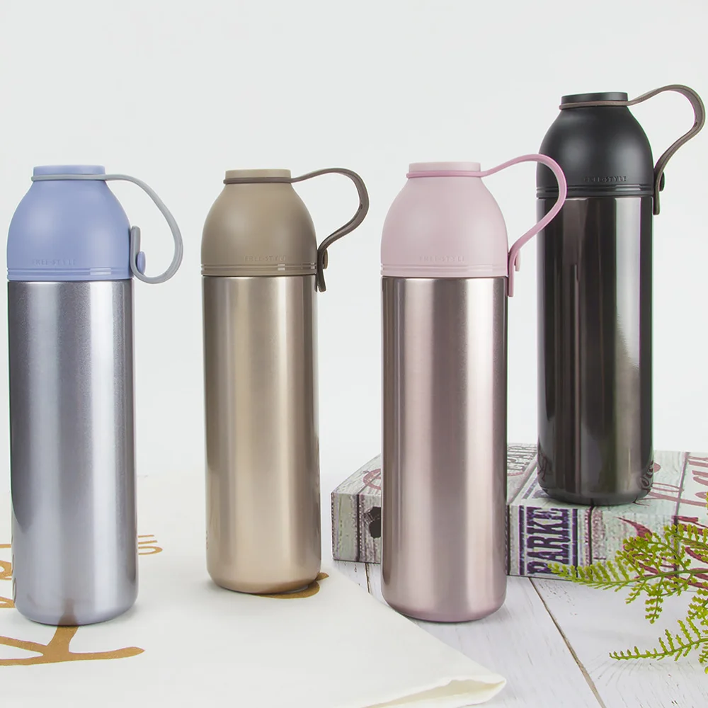 1 шт. 450 мл Портативный 304 Нержавеющая сталь двойной Слои вакуумной изоляцией